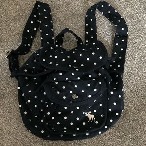abercrombie polkadot mini backpack